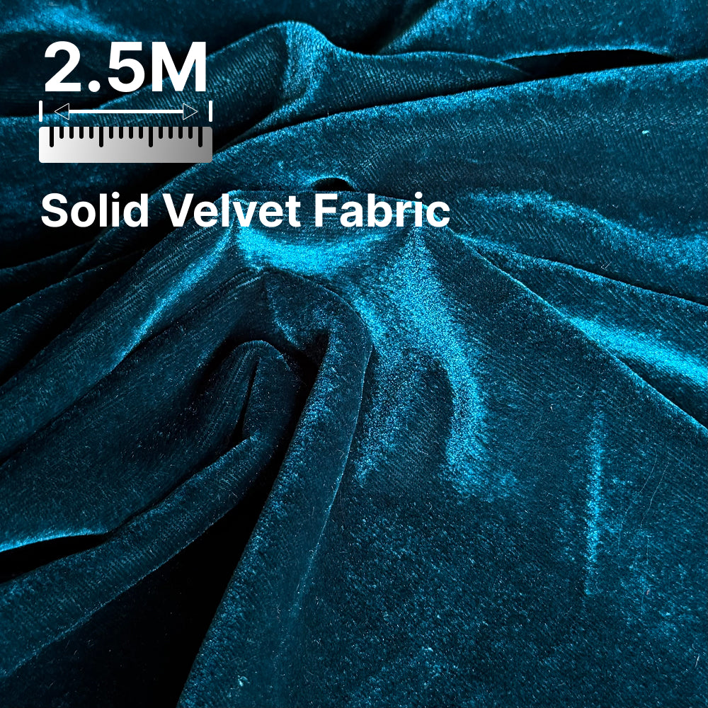Premium Solid Velvet Fabric for Blouse, Lehenga, Gown, Kurti & Home Decor | 44 Inch Width | 200–220 GSM | Multiple Colors Available
