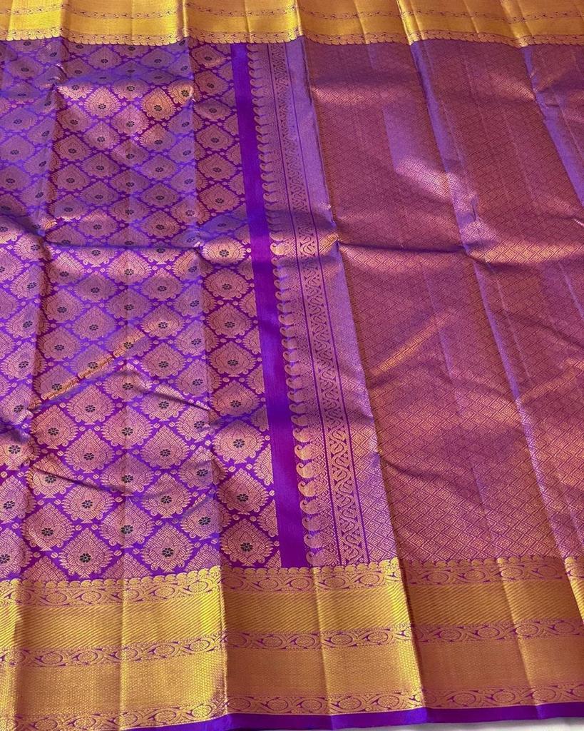 Traditional Banarasi Silk Saree with Zari Jacquard Weave