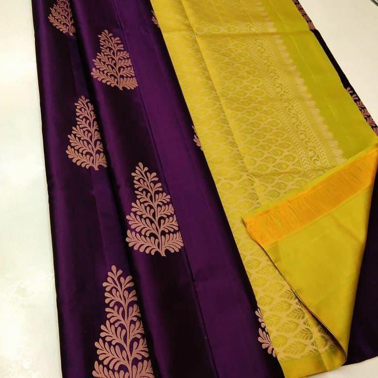 Banarasi Soft Silk Saree with Gold Zari Weaving – Wedding Saree Collection for Brides
