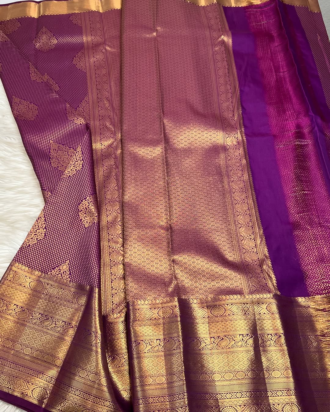Banarasi Soft Silk Saree Colour 1 with Gold Zari Weaving – DCPL