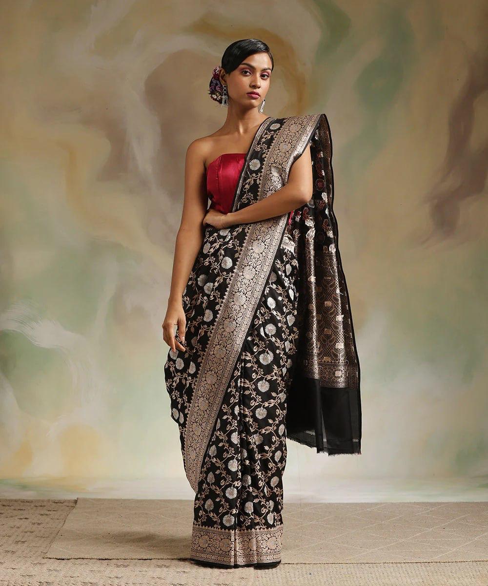 Regal Weaves Banarasi Soft Silk Saree Gold Zari