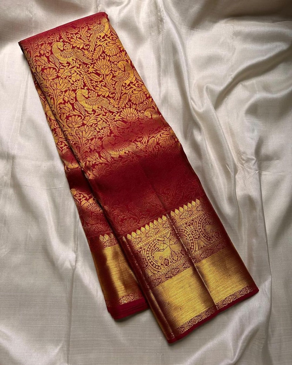 DCPL Banarasi Soft Silk Saree – Colour 1 | Elegant Minimal Weave Design