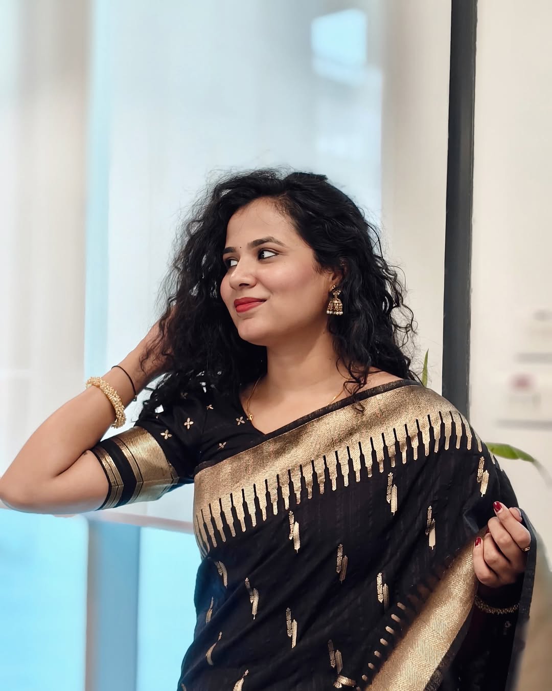 Banarasi Soft Silk Saree – Colour 1