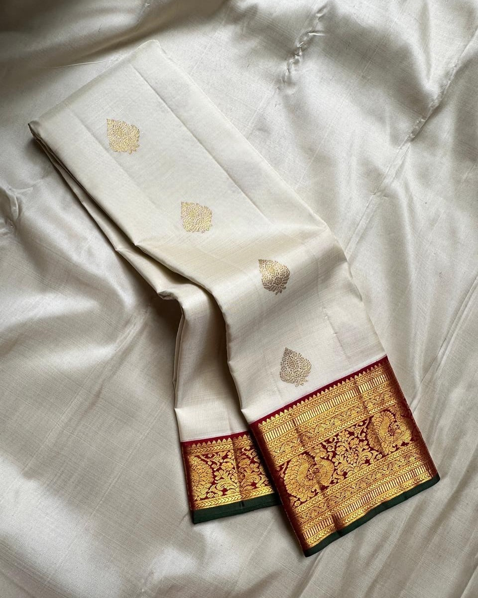 Royal Charm Banarasi Soft Silk Saree with Gold Zari