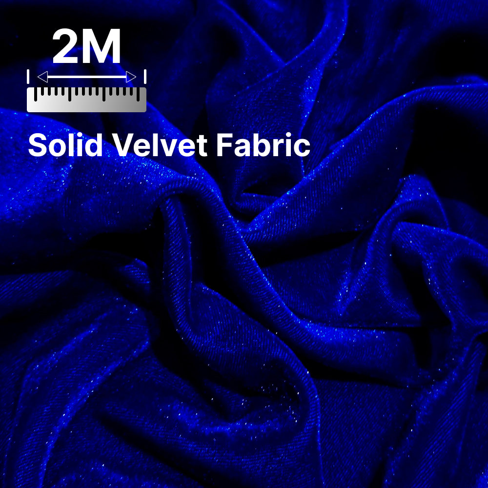 Premium Solid Velvet Fabric for Blouse, Lehenga, Gown, Kurti & Home Decor | 44 Inch Width | 200–220 GSM | Multiple Colors Available