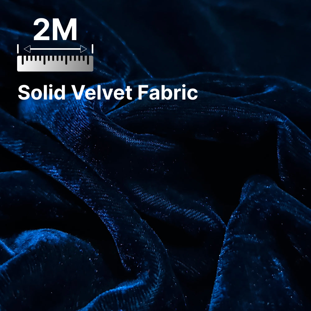 Premium Solid Velvet Fabric for Blouse, Lehenga, Gown, Kurti & Home Decor | 44 Inch Width | 200–220 GSM | Multiple Colors Available