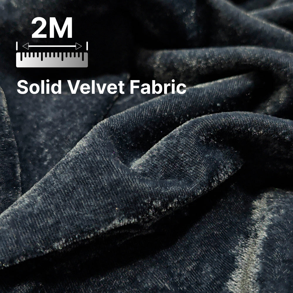 Premium Solid Velvet Fabric for Blouse, Lehenga, Gown, Kurti & Home Decor | 44 Inch Width | 200–220 GSM | Multiple Colors Available