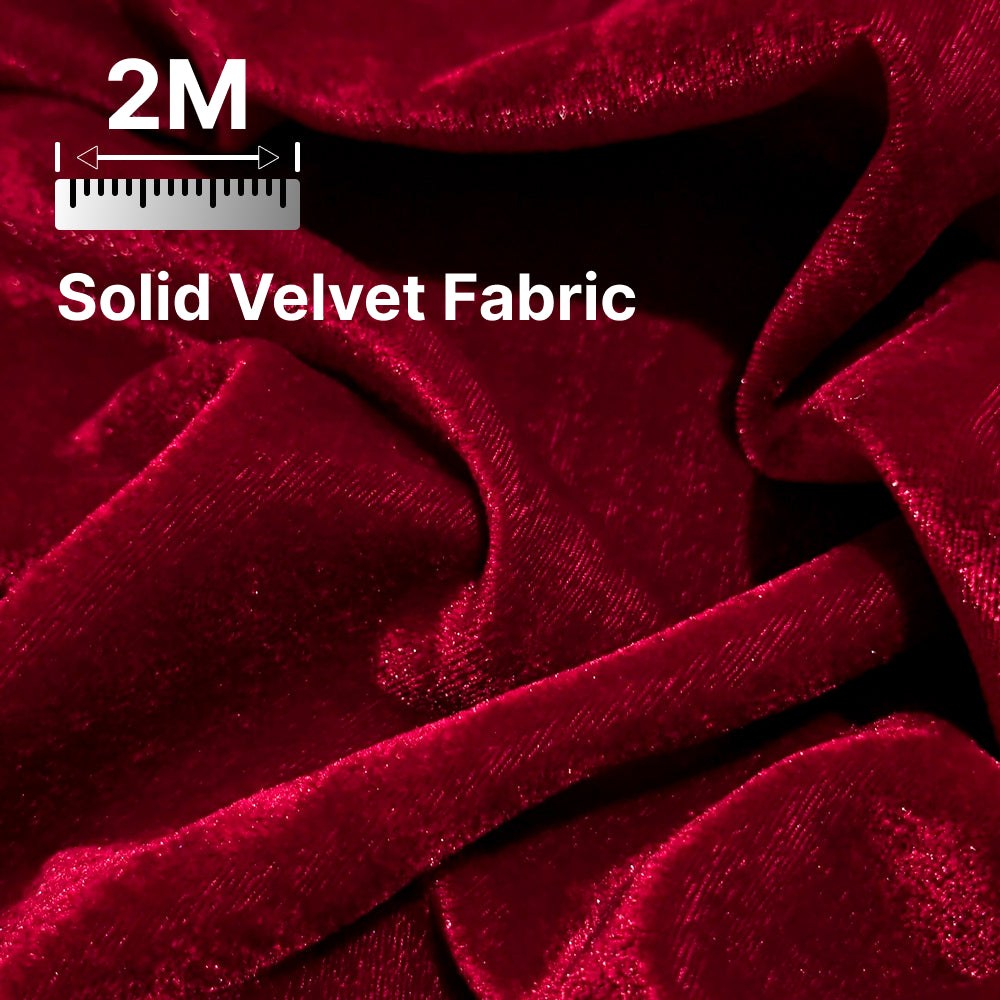 Premium Solid Velvet Fabric for Blouse, Lehenga, Gown, Kurti & Home Decor | 44 Inch Width | 200–220 GSM | Multiple Colors Available