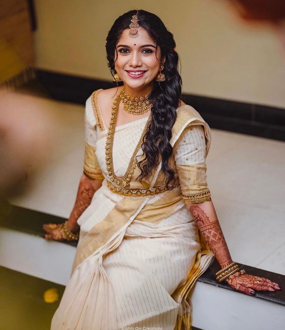 Ethereal Bride Banarasi Soft Silk Saree Gold Zari