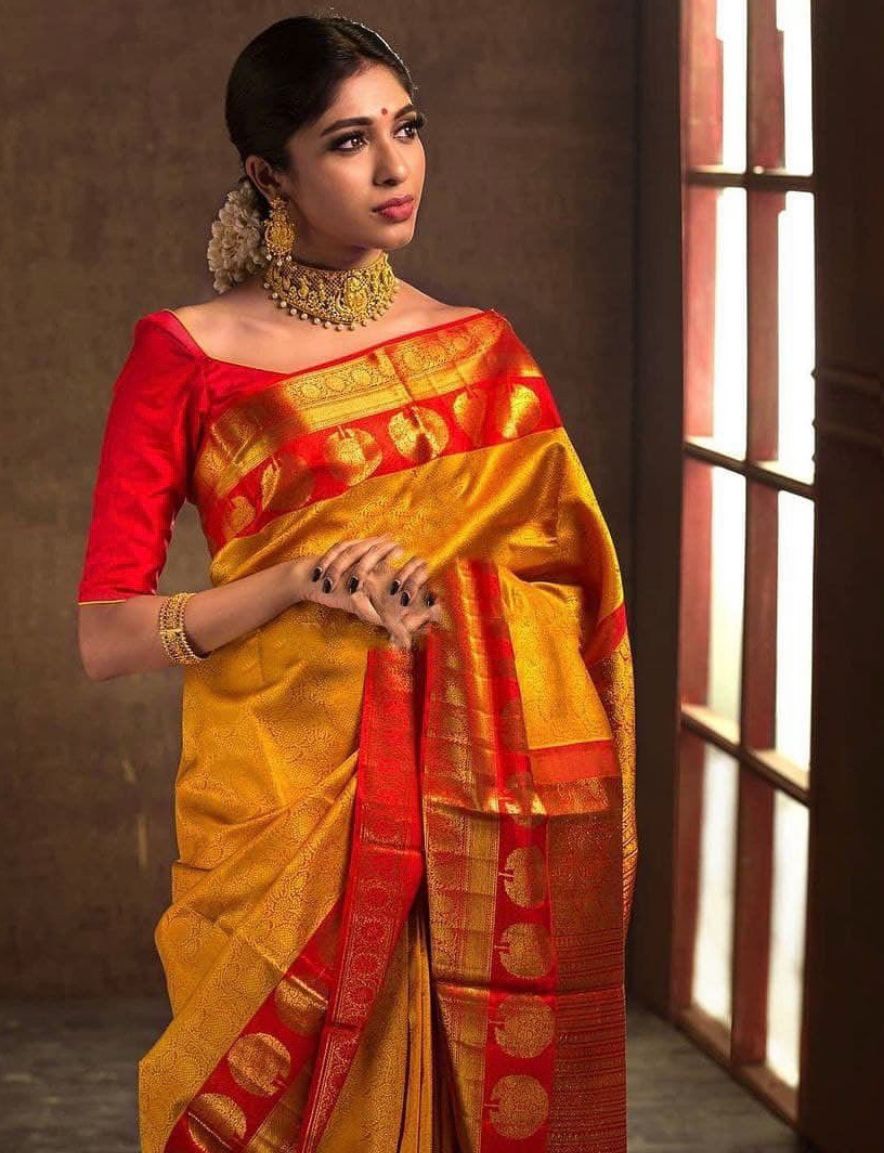 DCPL Banarasi Soft Silk Saree Colour 1 – Heritage Weave Collection