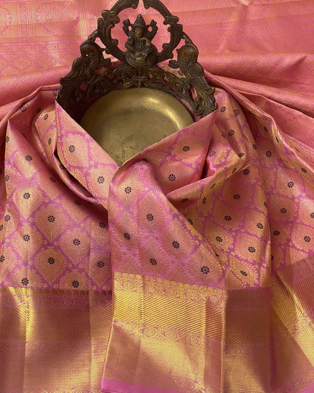 Traditional Banarasi Silk Saree with Zari Jacquard Weave
