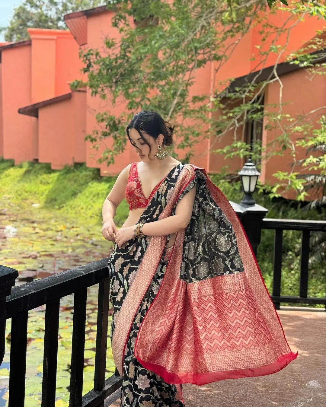 Imperial Grace Banarasi Soft Silk Saree Gold Zari