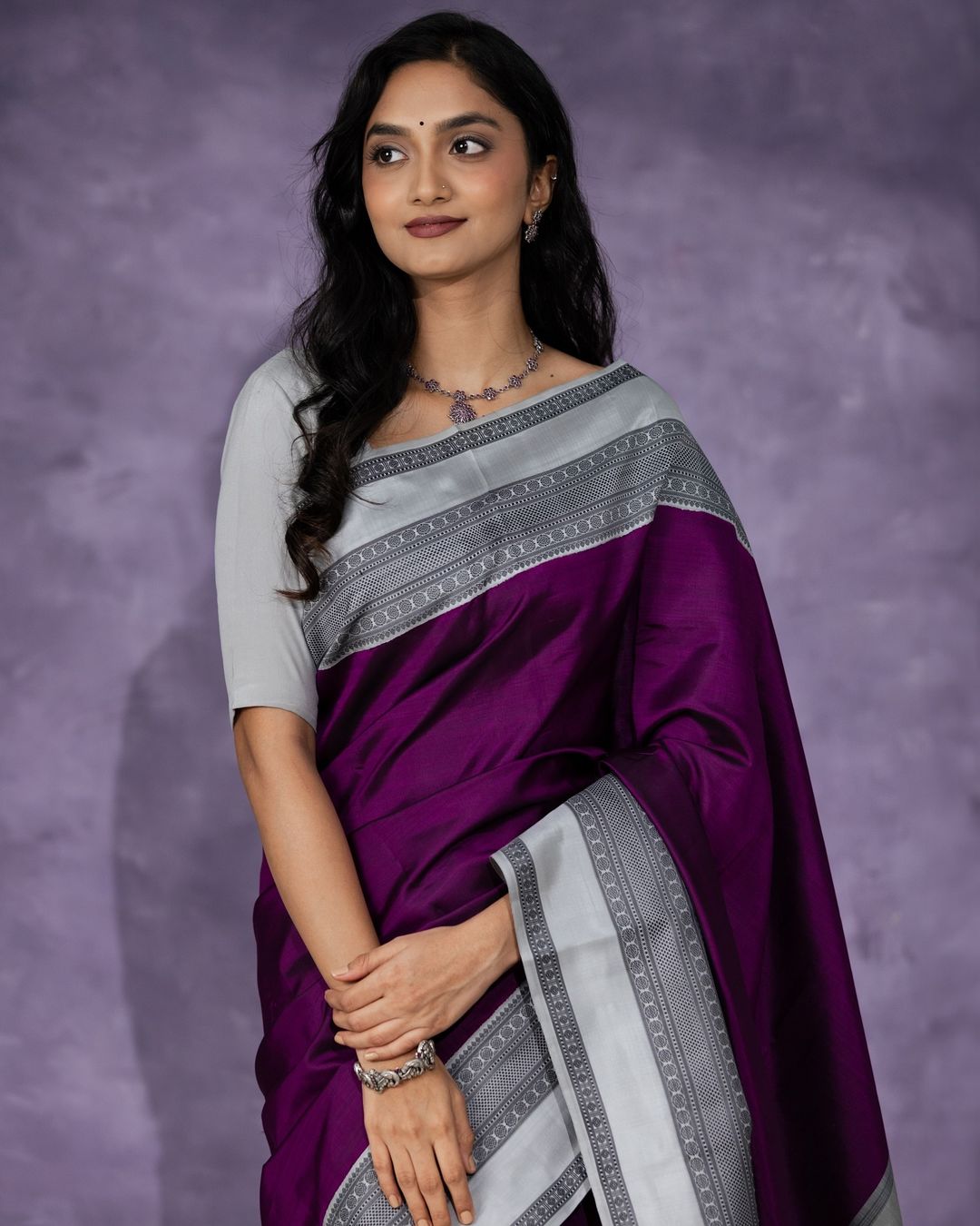 Majestic Aura Banarasi Soft Silk Saree with Gold Zari