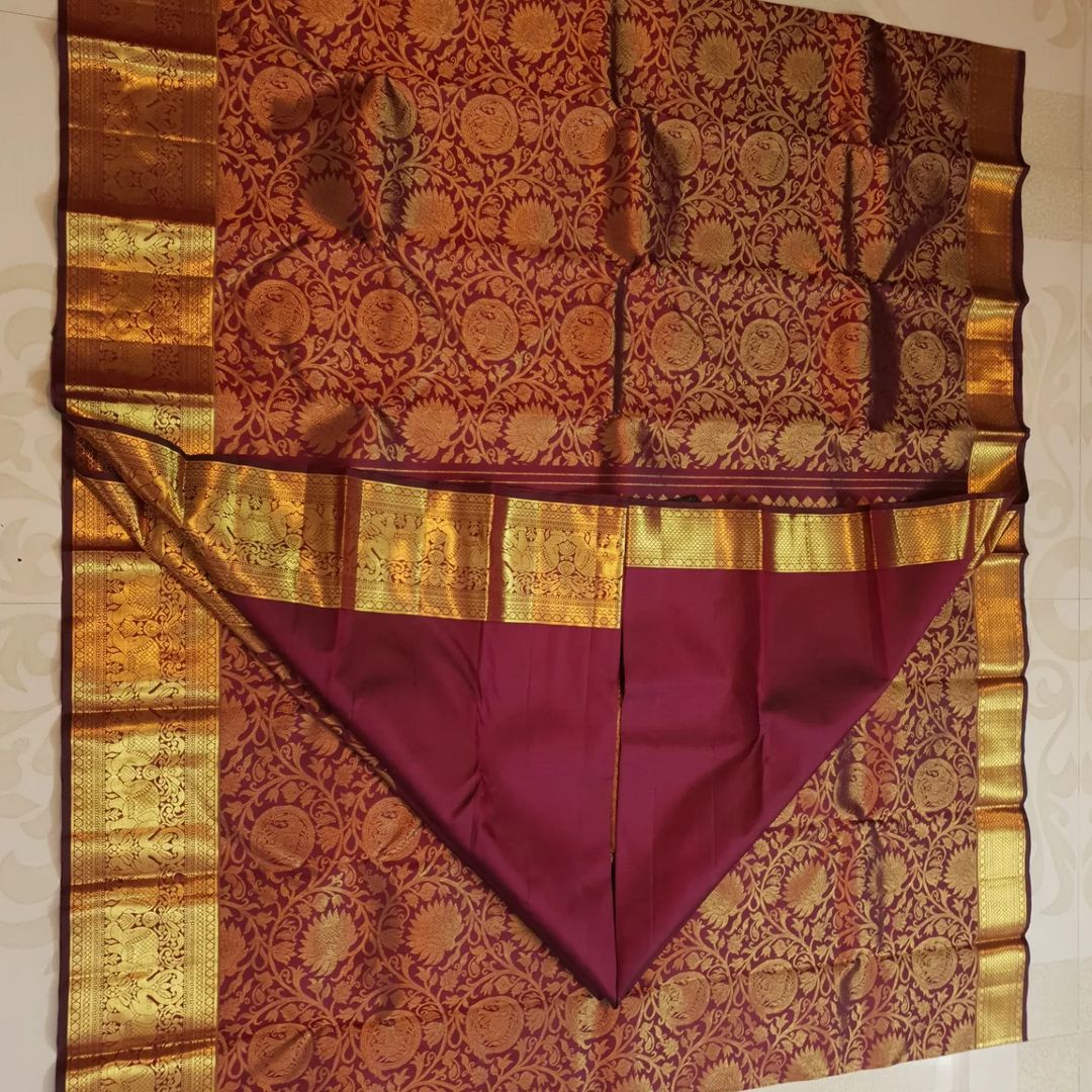 Royal Essence Banarasi Soft Silk Saree Gold Zari