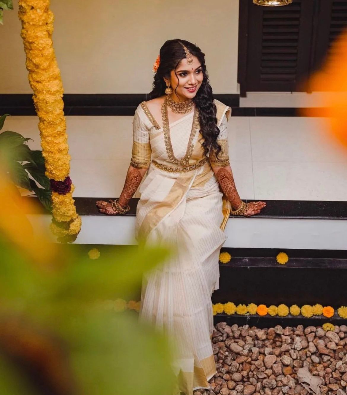Ethereal Bride Banarasi Soft Silk Saree Gold Zari