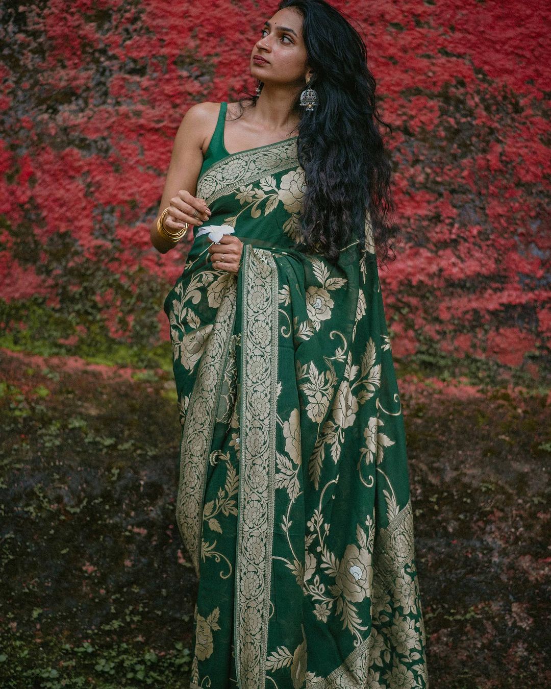Regal Splendor Banarasi Soft Silk Saree Gold Zari