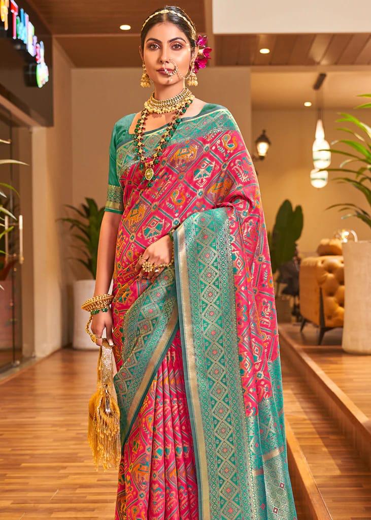 Luxurious Banarasi Soft Silk Wedding Saree – Colour 6