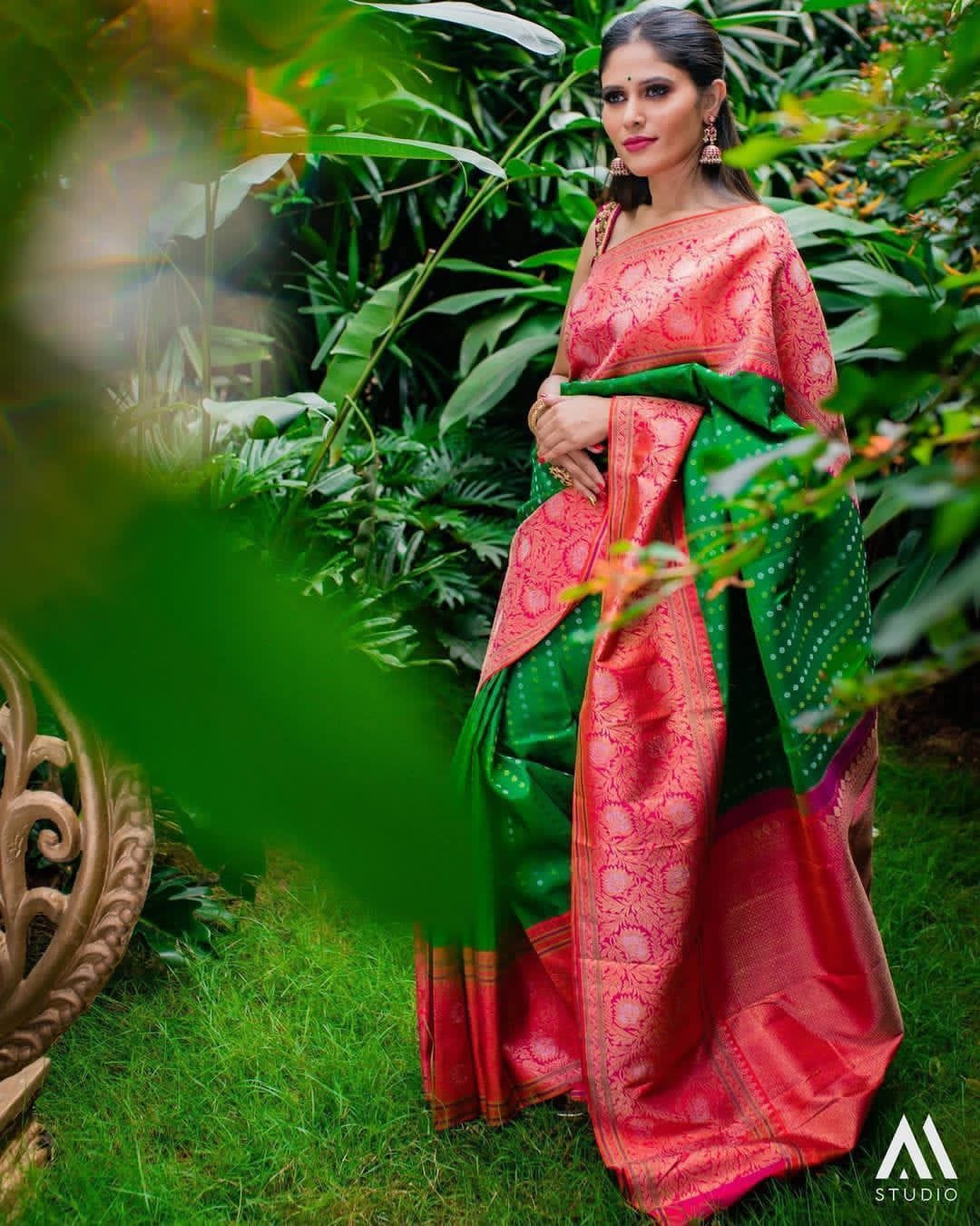 Exquisite Banarasi Soft Silk Saree – A Masterpiece of Distinction