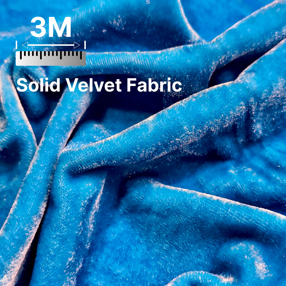 Premium Solid Velvet Fabric for Blouse, Lehenga, Gown, Kurti & Home Decor | 44 Inch Width | 200–220 GSM | Multiple Colors Available