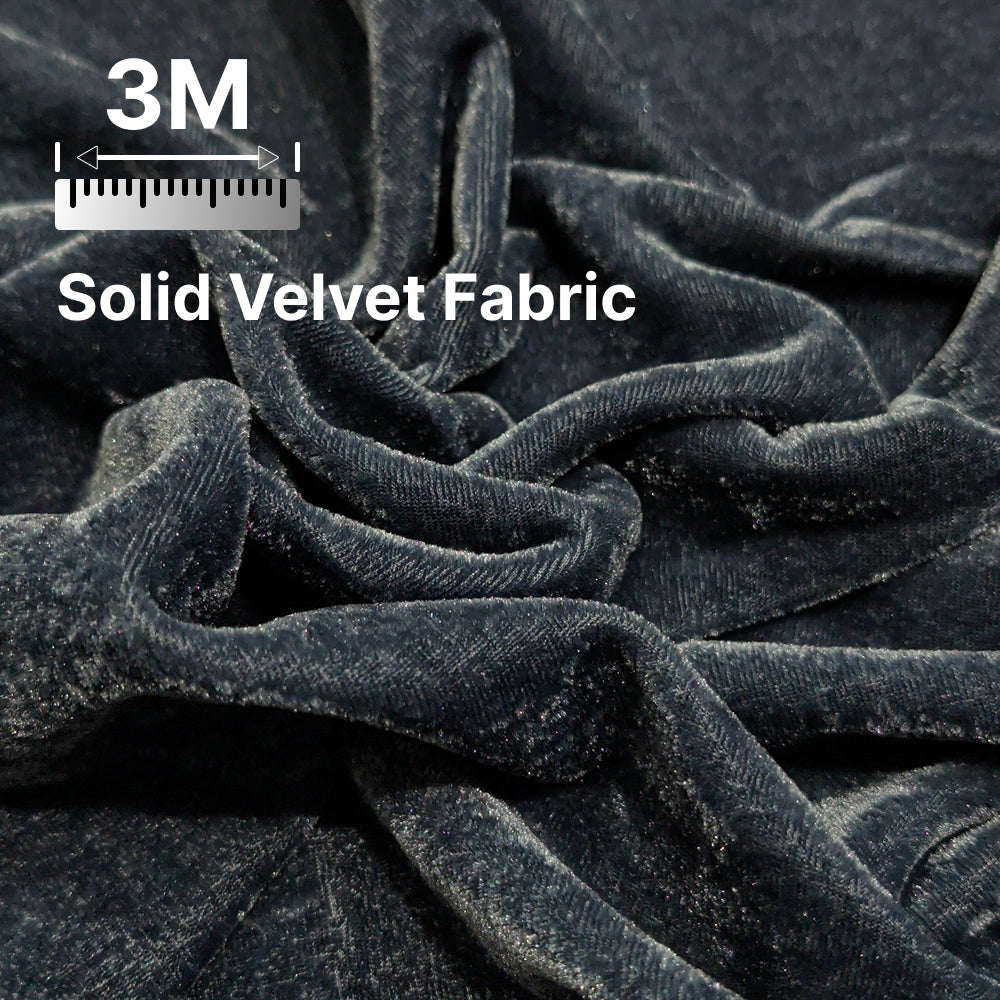 Premium Solid Velvet Fabric for Blouse, Lehenga, Gown, Kurti & Home Decor | 44 Inch Width | 200–220 GSM | Multiple Colors Available