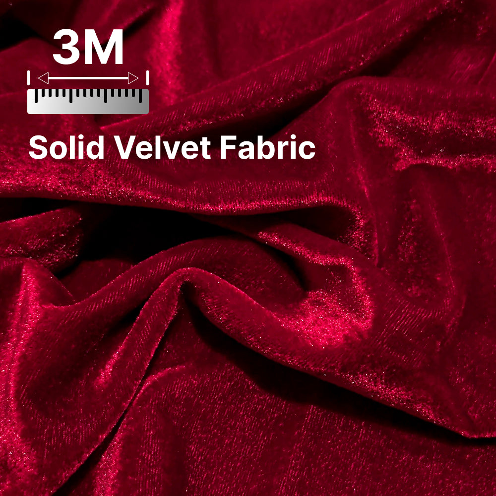 Premium Solid Velvet Fabric for Blouse, Lehenga, Gown, Kurti & Home Decor | 44 Inch Width | 200–220 GSM | Multiple Colors Available