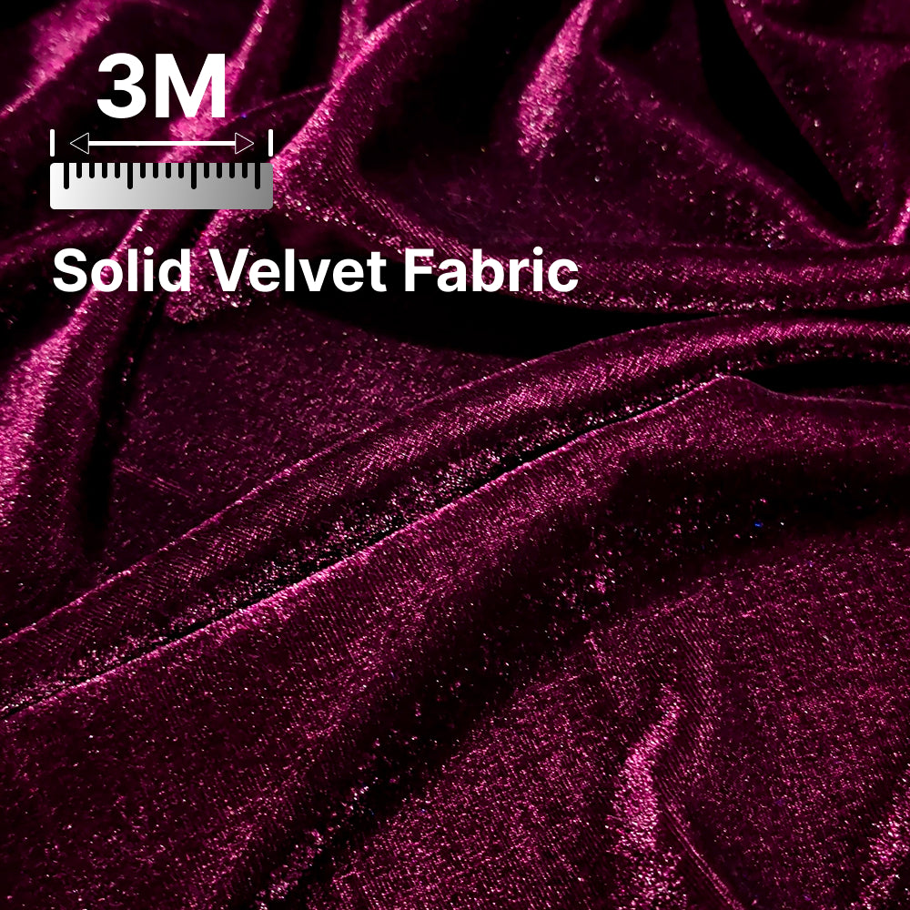 Premium Solid Velvet Fabric for Blouse, Lehenga, Gown, Kurti & Home Decor | 44 Inch Width | 200–220 GSM | Multiple Colors Available