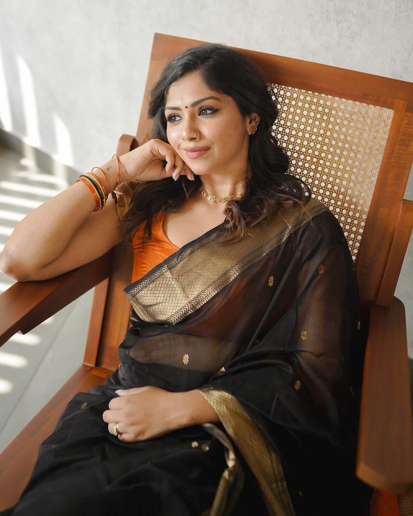 Banarasi Soft Silk Saree with Gold Zari Work