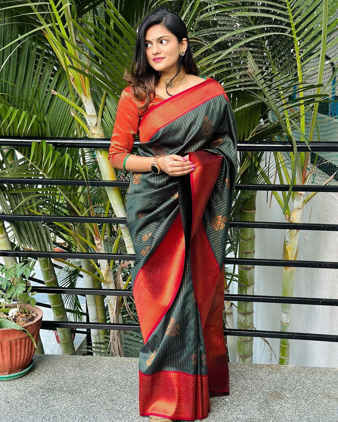 Majestic Banarasi Soft Silk Saree for Weddings