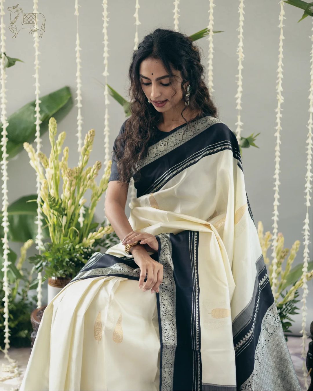 Regal Heritage Banarasi Soft Silk Saree Gold Silver Zari