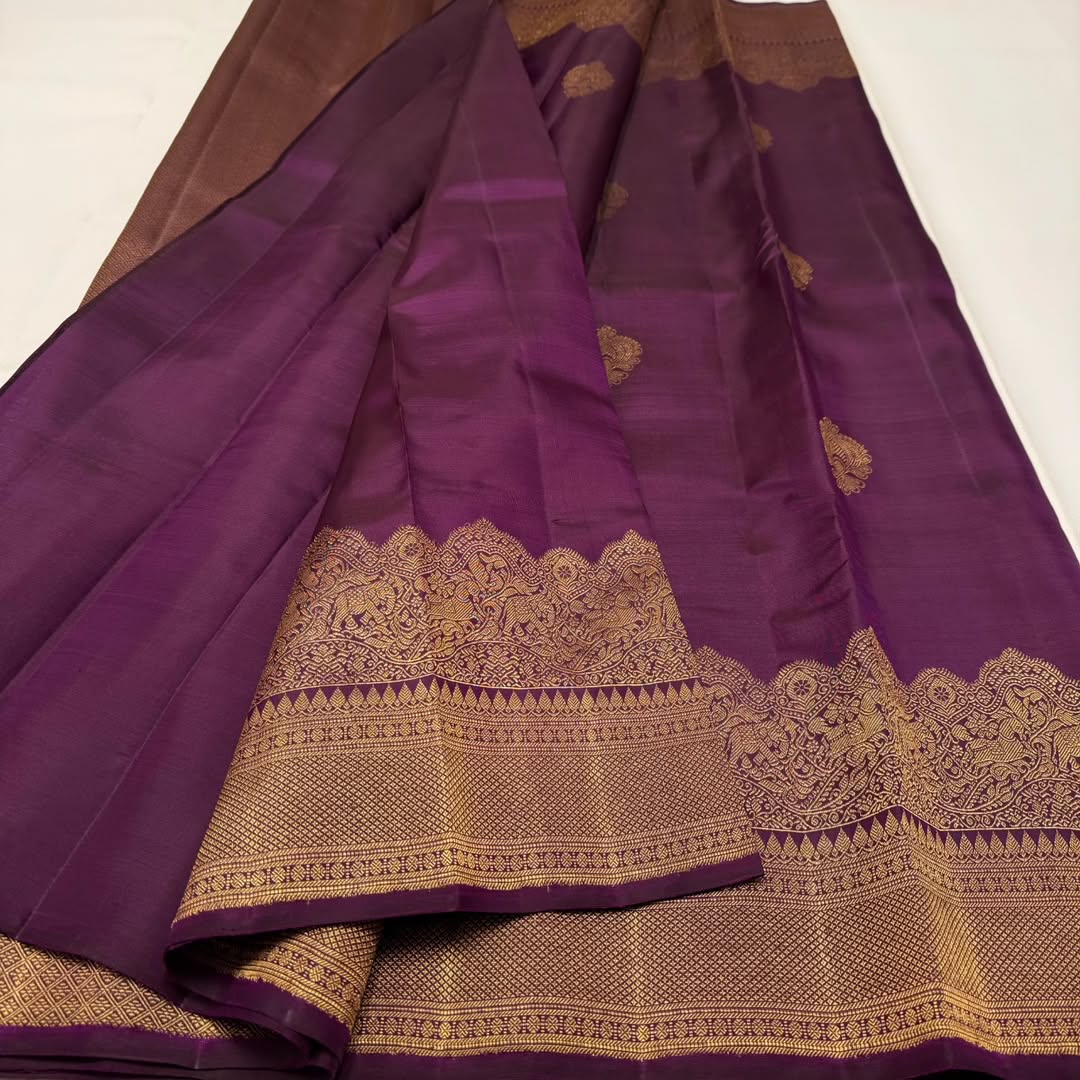 Banarasi Soft Silk Saree Colour 2 with Brocade and Gold Zari by DCPL
