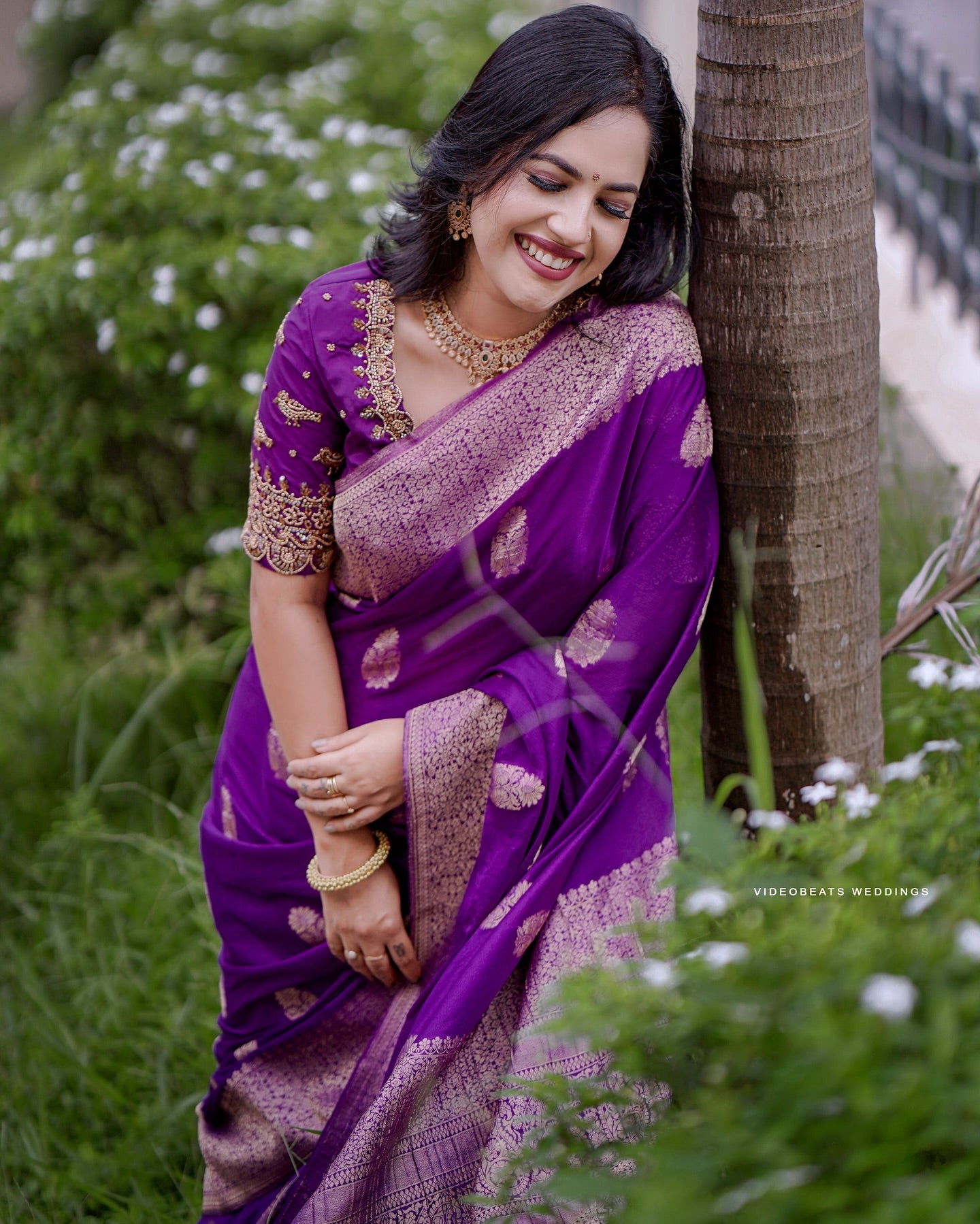 Imperial Charm Banarasi Soft Silk Saree with Elegant Pallu & Fine Brocade – Colour 1