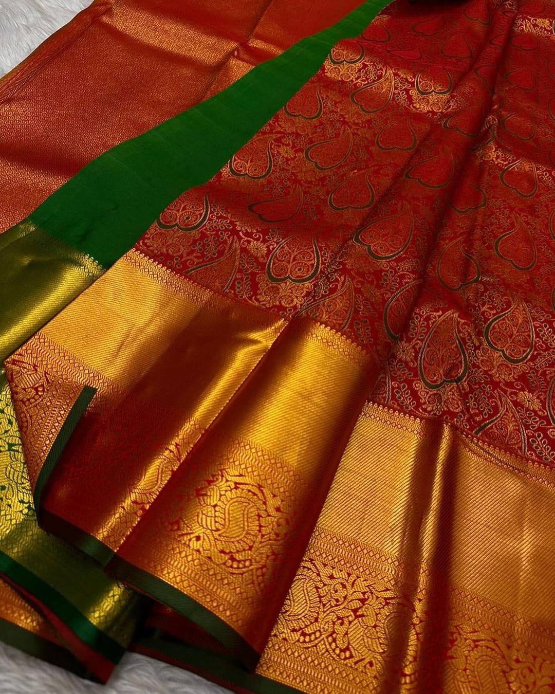Royal Heritage Banarasi Soft Silk Saree Gold Zari
