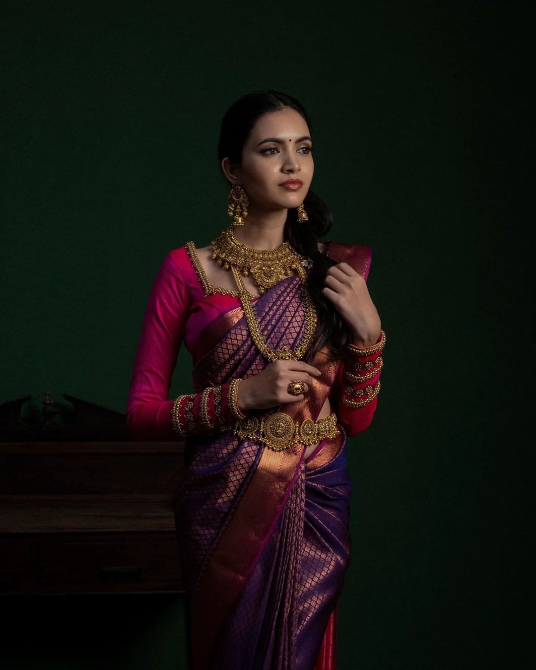Regal Banarasi Soft Silk Saree with Intricate Brocade & Designer Pallu – Colour 1