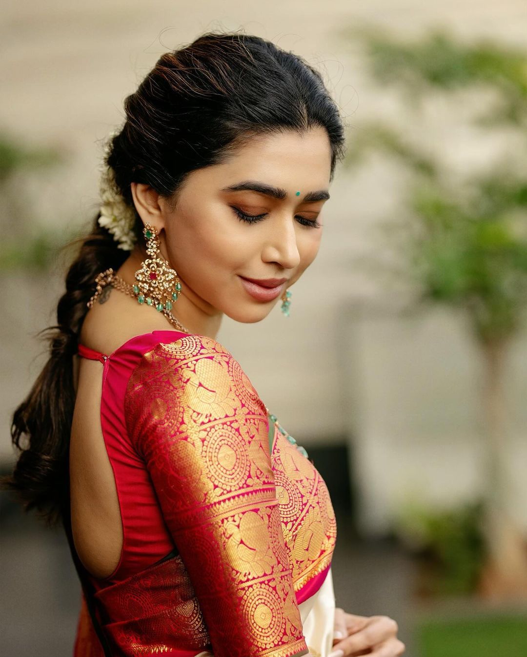 Imperial Grace Banarasi Silk Saree with Gold Zari
