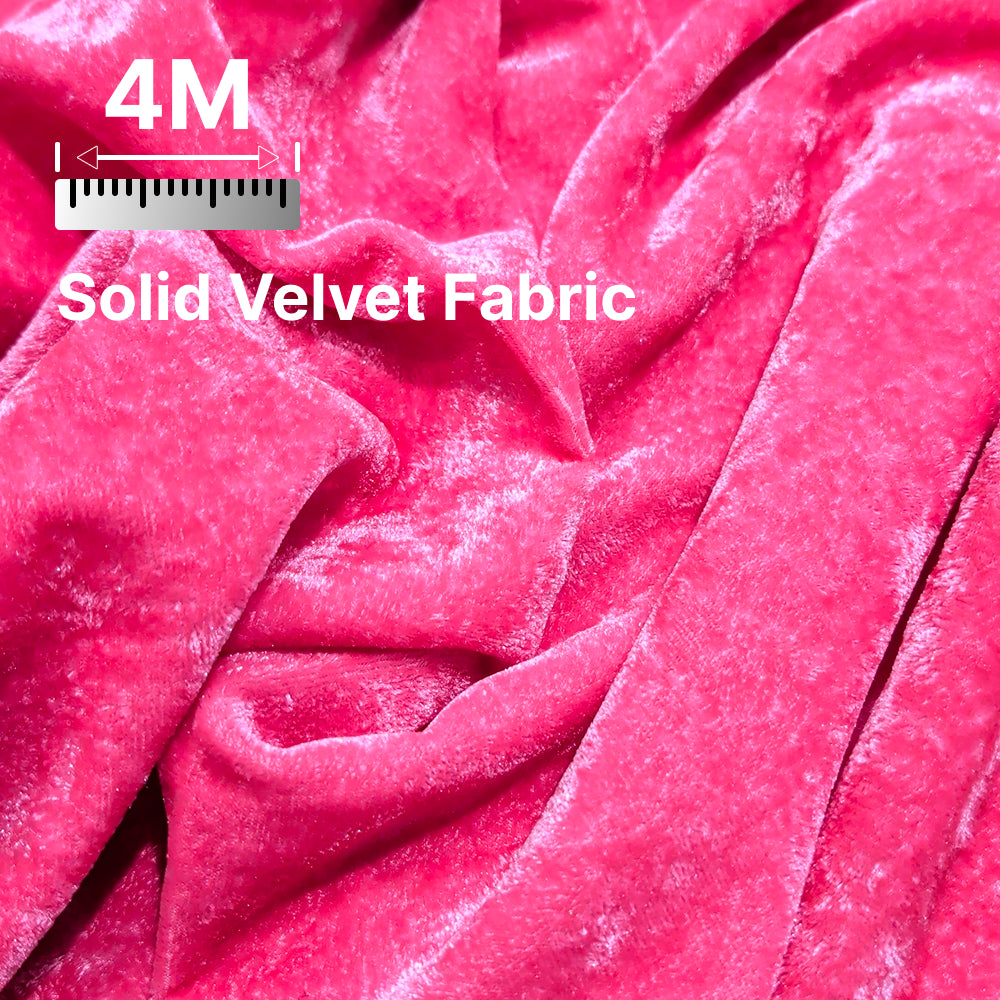 Premium Solid Velvet Fabric for Blouse, Lehenga, Gown, Kurti & Home Decor | 44 Inch Width | 200–220 GSM | Multiple Colors Available