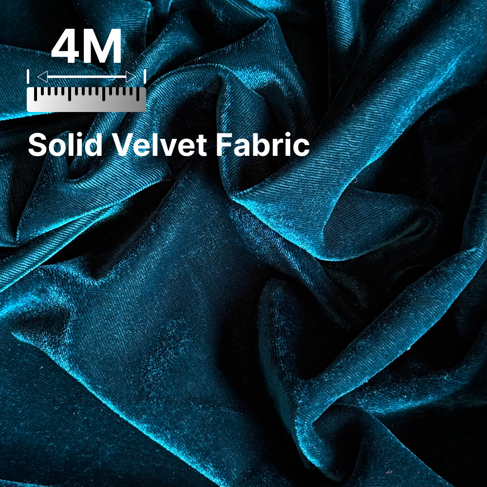 Premium Solid Velvet Fabric for Blouse, Lehenga, Gown, Kurti & Home Decor | 44 Inch Width | 200–220 GSM | Multiple Colors Available