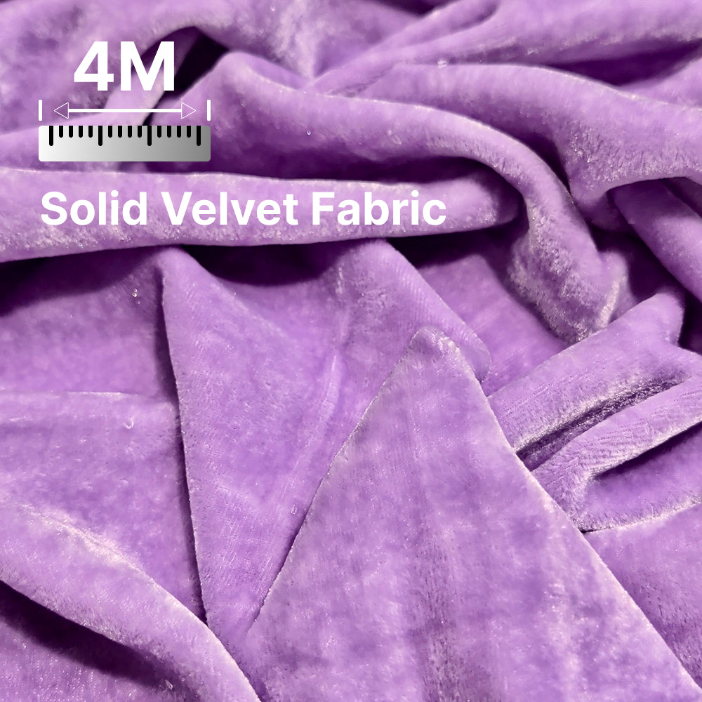 Premium Solid Velvet Fabric for Blouse, Lehenga, Gown, Kurti & Home Decor | 44 Inch Width | 200–220 GSM | Multiple Colors Available