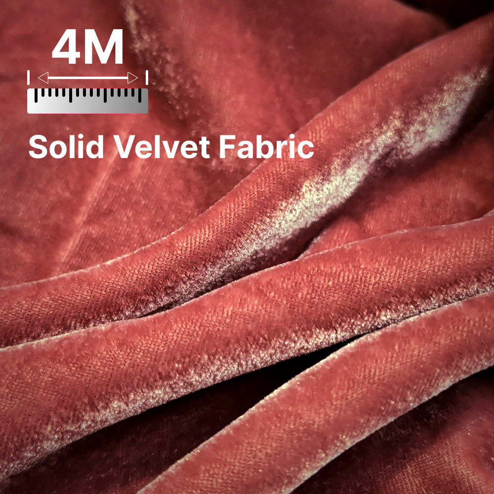 Premium Solid Velvet Fabric for Blouse, Lehenga, Gown, Kurti & Home Decor | 44 Inch Width | 200–220 GSM | Multiple Colors Available