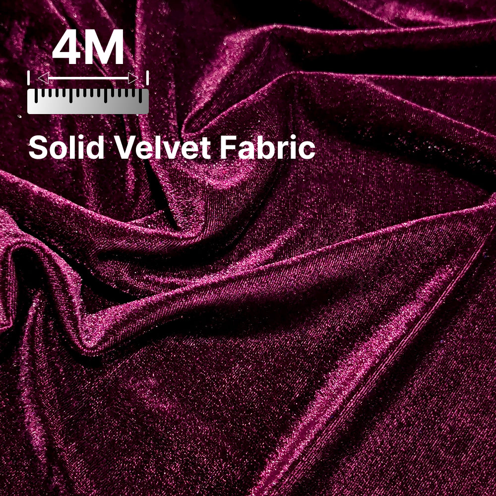 Premium Solid Velvet Fabric for Blouse, Lehenga, Gown, Kurti & Home Decor | 44 Inch Width | 200–220 GSM | Multiple Colors Available