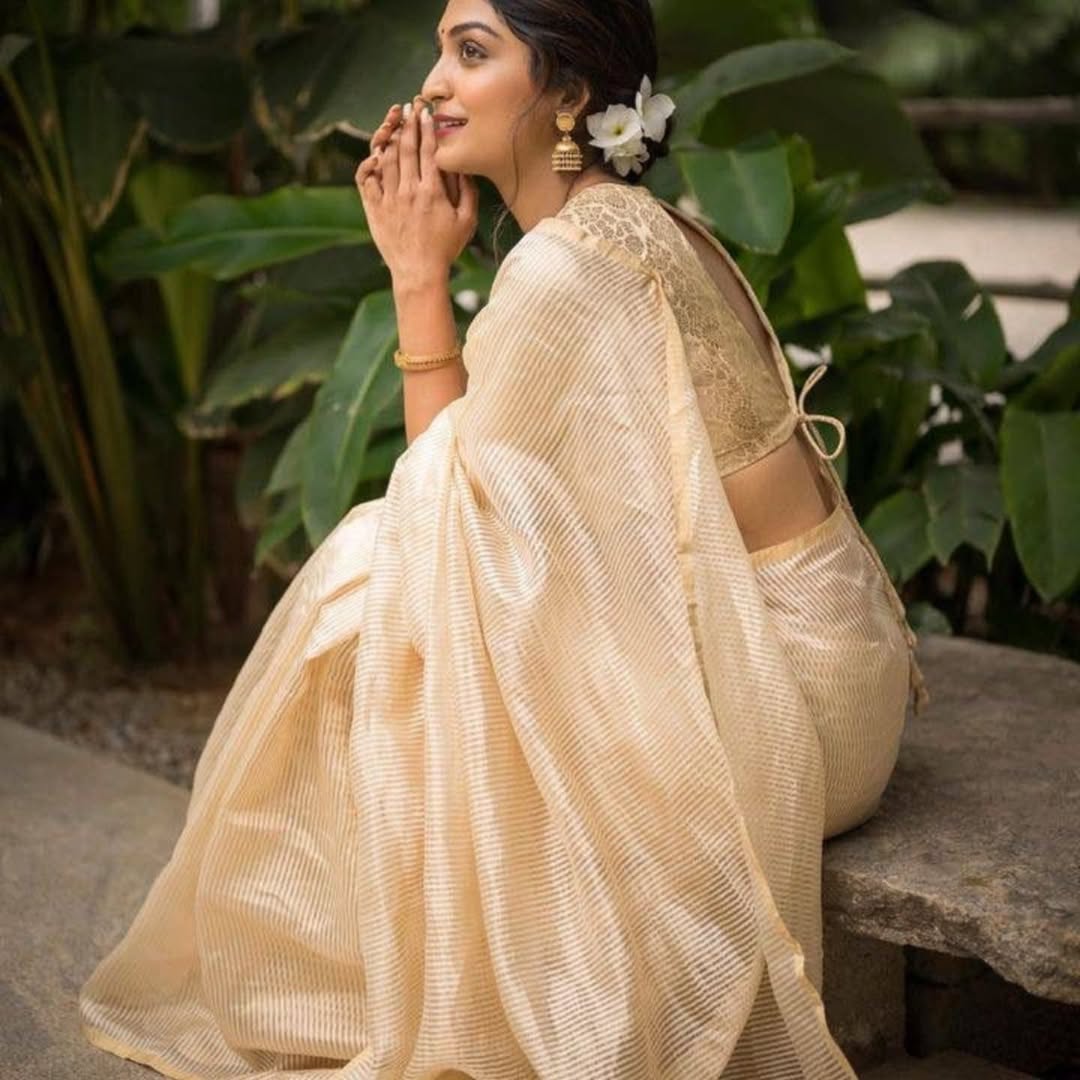 Radiant Charm Banarasi Soft Silk Saree with Gold Zari Weaving – Colour 1