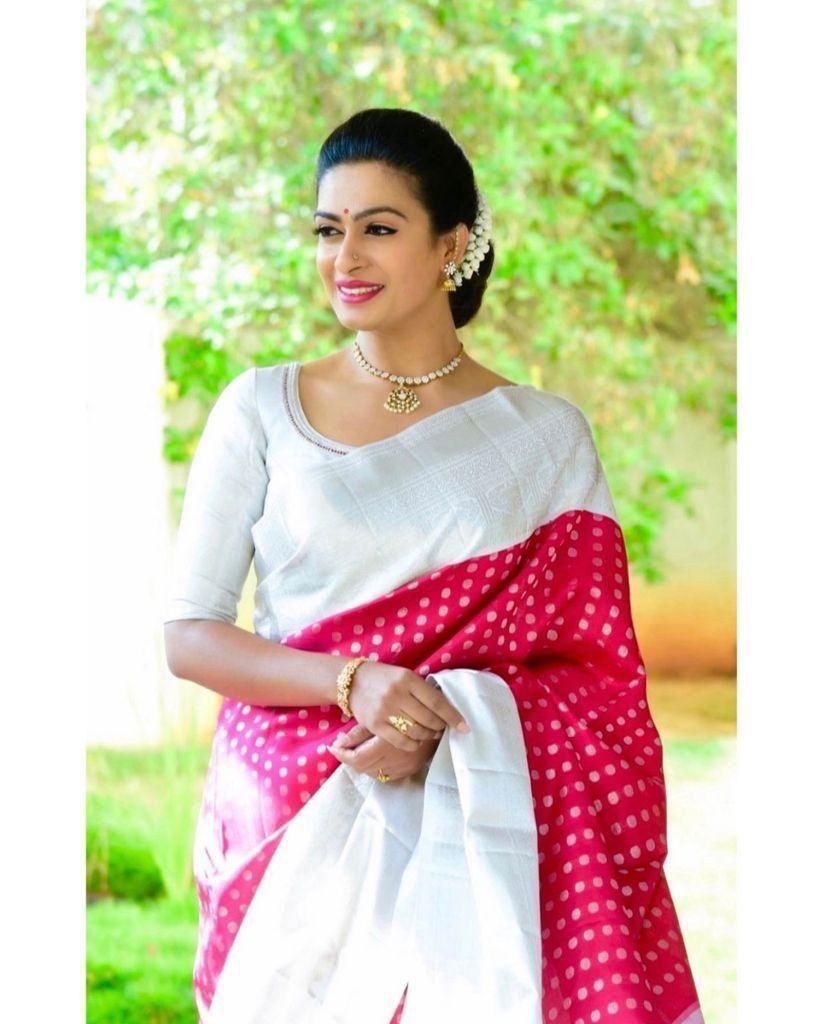 Regal Radiance Banarasi Silk Saree with Silver Zari