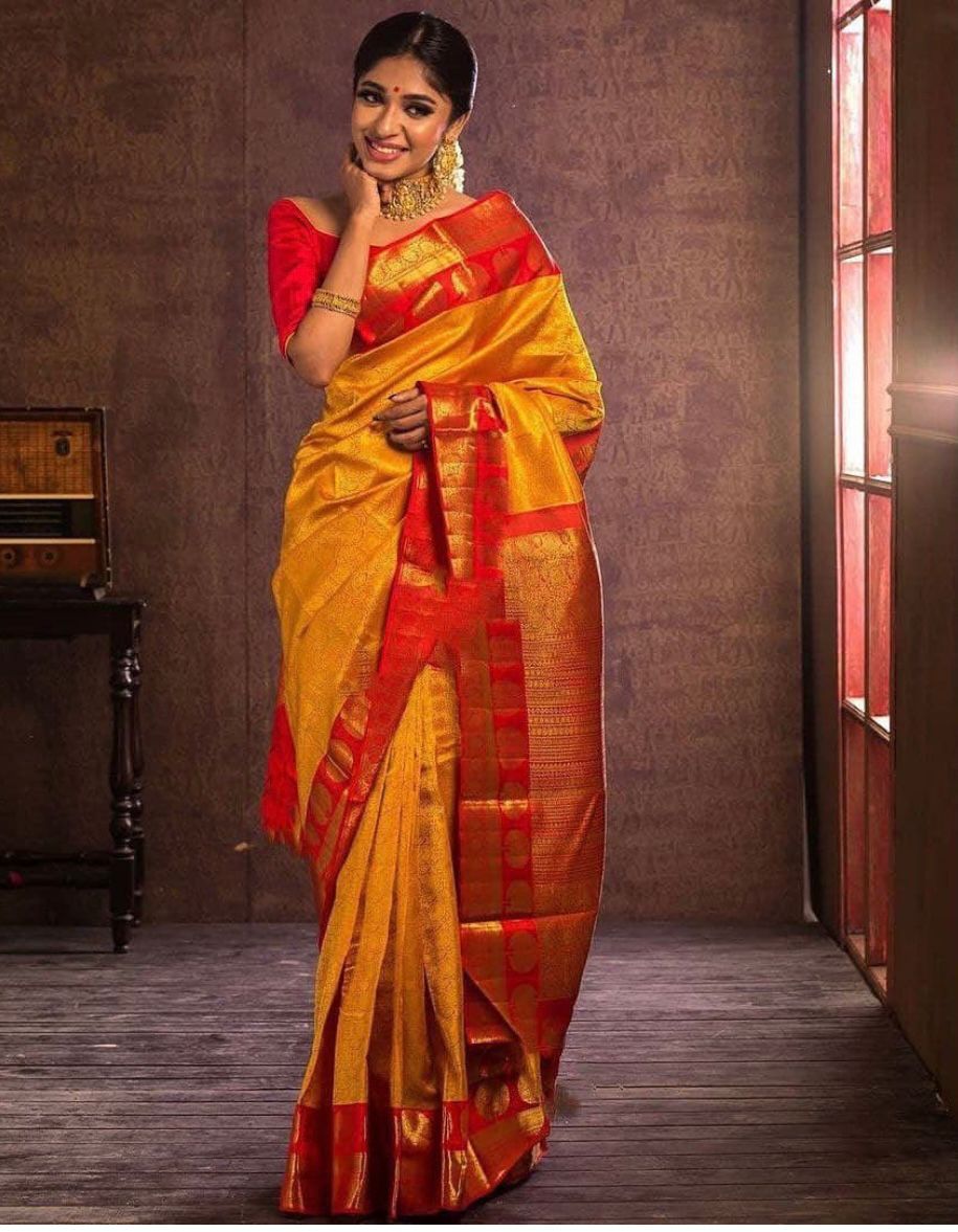 DCPL Banarasi Soft Silk Saree Colour 1 – Heritage Weave Collection