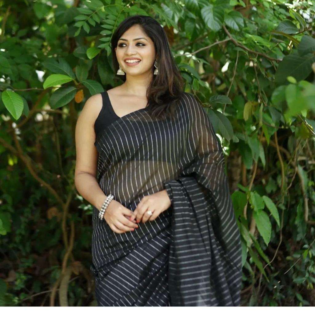 Banarasi Soft Silk Saree – Silver Zari Weaving