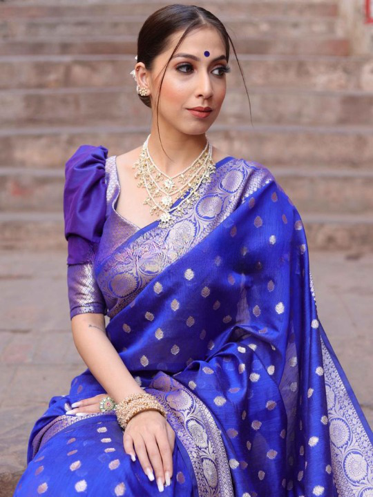 Banarasi Soft Silk Saree – Shade 1, 532GM