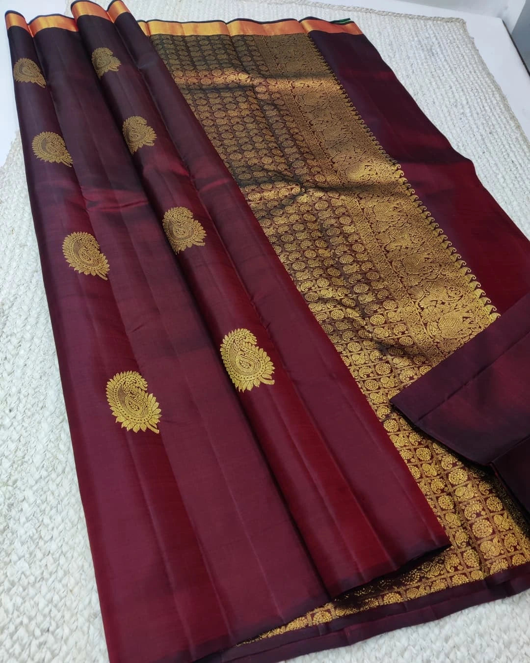 The Seven Sages (Saptarishi) The Special Seven-Colour Series of Traditional Banarasi Soft Pattu Saree