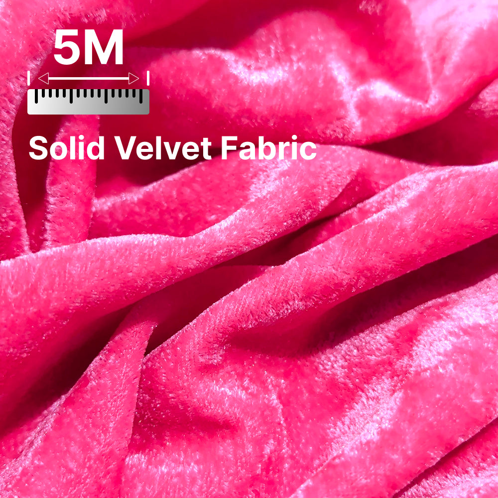 Premium Solid Velvet Fabric for Blouse, Lehenga, Gown, Kurti & Home Decor | 44 Inch Width | 200–220 GSM | Multiple Colors Available