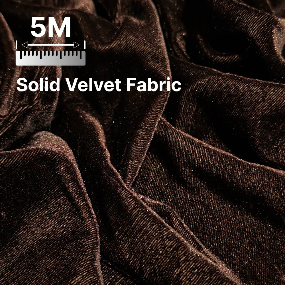 Premium Solid Velvet Fabric for Blouse, Lehenga, Gown, Kurti & Home Decor | 44 Inch Width | 200–220 GSM | Multiple Colors Available