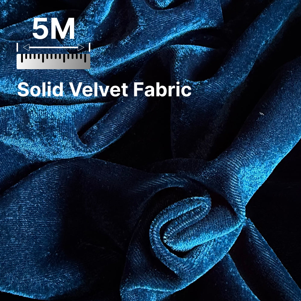 Premium Solid Velvet Fabric for Blouse, Lehenga, Gown, Kurti & Home Decor | 44 Inch Width | 200–220 GSM | Multiple Colors Available