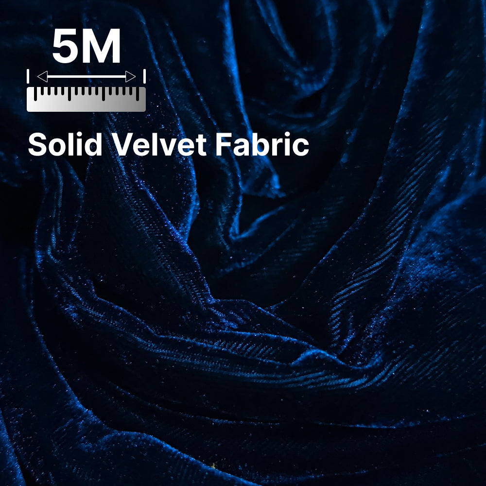 Premium Solid Velvet Fabric for Blouse, Lehenga, Gown, Kurti & Home Decor | 44 Inch Width | 200–220 GSM | Multiple Colors Available