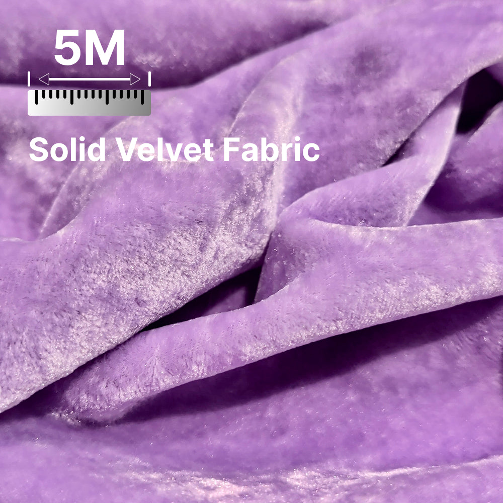 Premium Solid Velvet Fabric for Blouse, Lehenga, Gown, Kurti & Home Decor | 44 Inch Width | 200–220 GSM | Multiple Colors Available